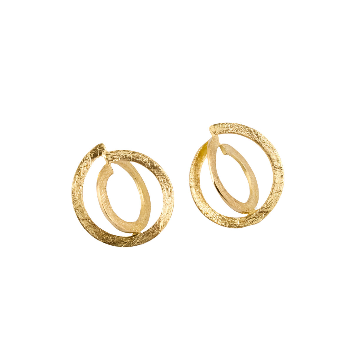 Pendientes Sintesis Oro de 18Kt