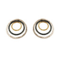 Pendientes Psicodelia Oro 18kt y Plata de 925