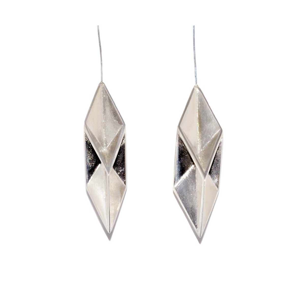 Pendientes Trapecio Ag 925