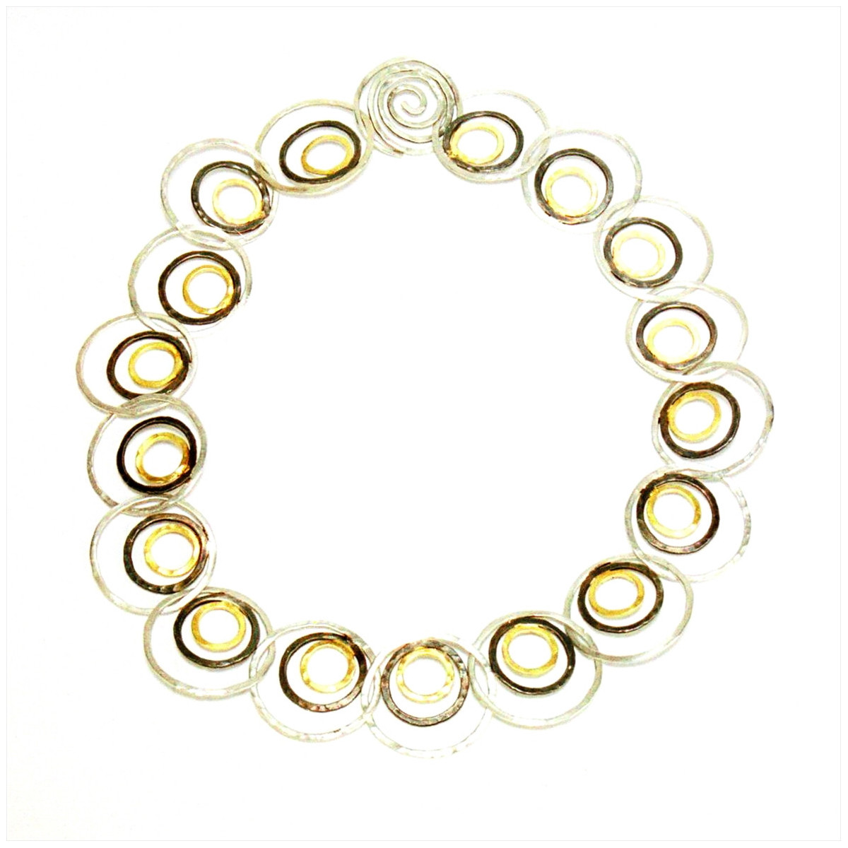 Collar Psicodelia Oro 18kt i Plata de 925