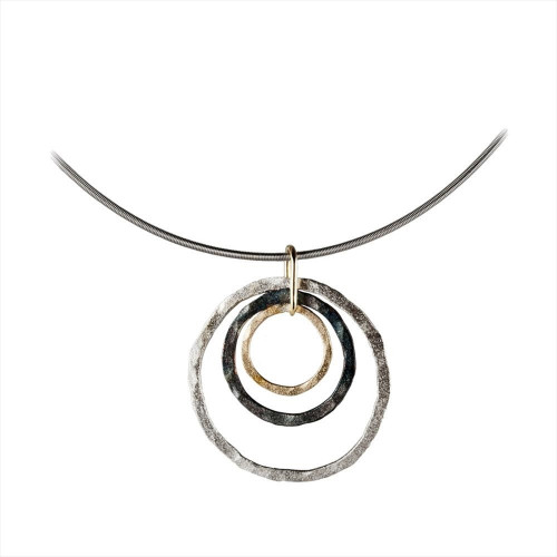 Colgante Psicodelia Oro 18kt i Plata de 925