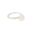 Anillo Basic cubo Plata